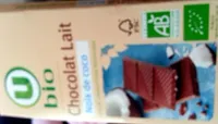 Chocolat lait noix de coco bio