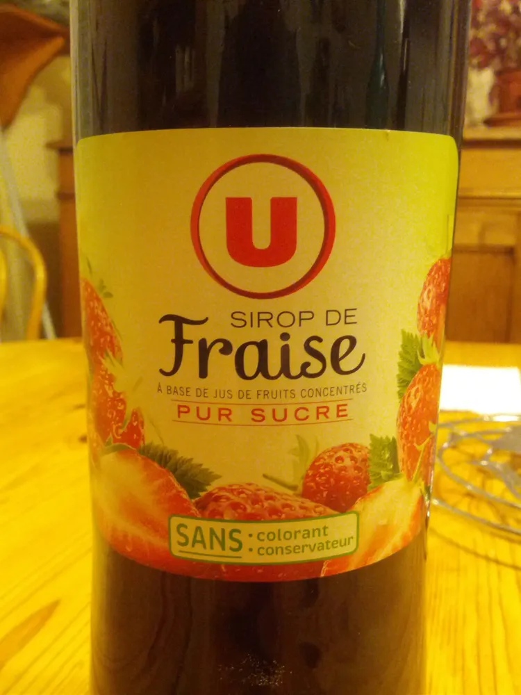 Sirop de fraise