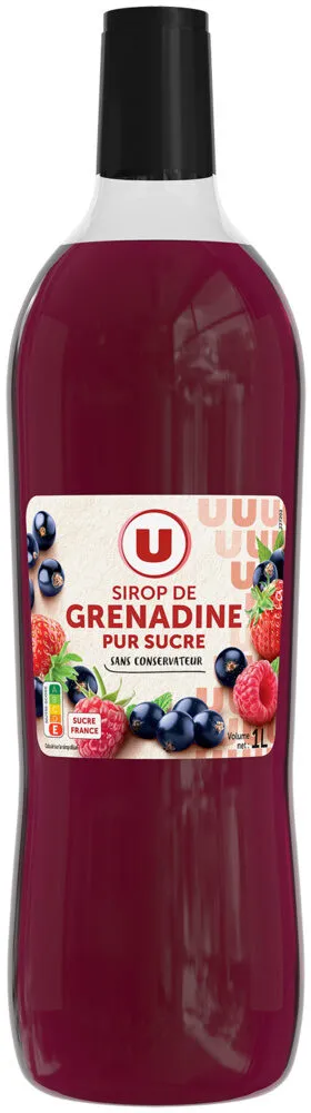 Sirop de grenadine bouteille de 1l