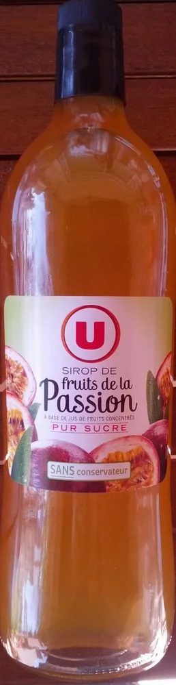 Sirop fruits de la passion