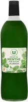 Sirop de menthe verte bouteille de 1l