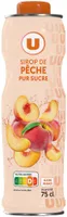 Sirop de pêche bidon de 75cl