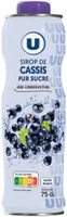 Sirop de cassis bidon de 75cl