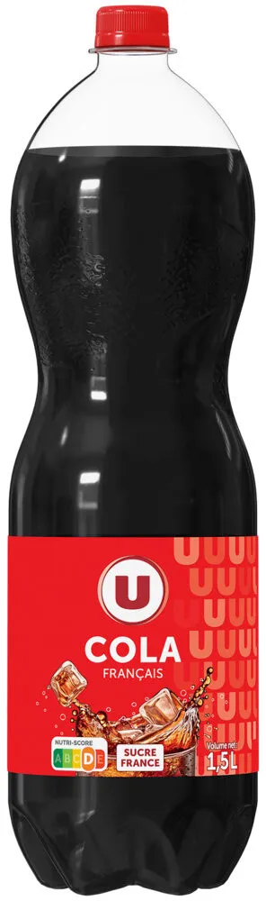 Boisson gazéifiée saveur cola avec sucre et édulcorant, 1,5L