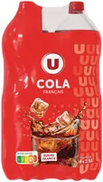 Boisson gazéifiée saveur cola avec sucre et édulcorant, 4x1,5L