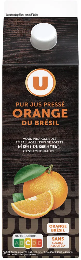 Pur jus d'orange des Amériques