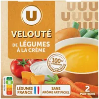 Soupe Velouté de légumes à la crème 2 briques de 30cl, 620g