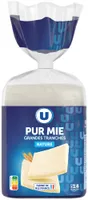Pain de mie nature sans croûte en grandes tranches 500g