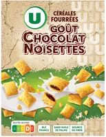 Céréales fourrées au chocolat et noisettes boîte de 375g