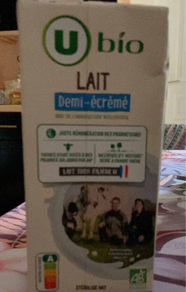 Lait 1/2 écrémé