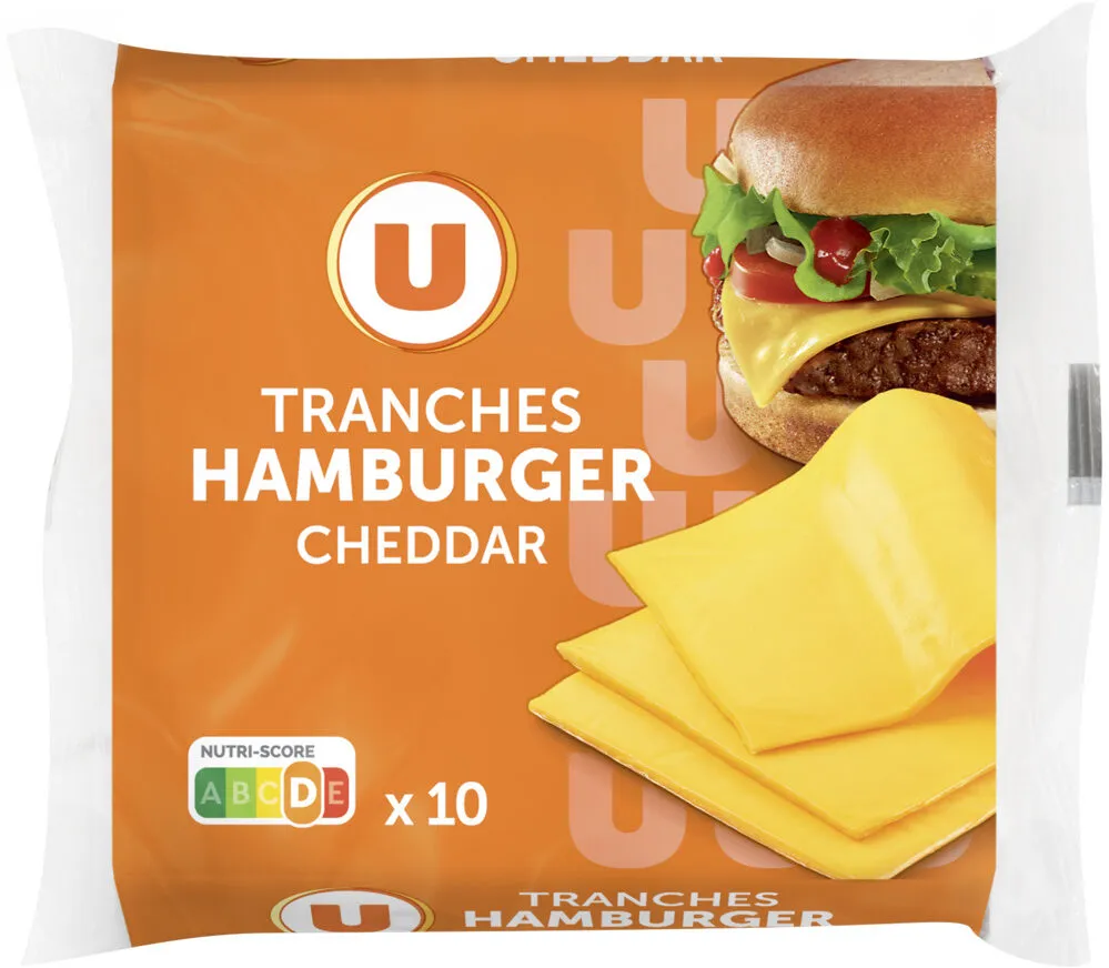 Fromage fondu Cheddar pour hamburger 17%MG