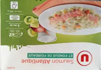 Saumon Atlantique et Fondue de Poireaux, Surgelé