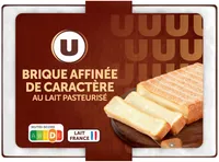 Fromage Brique pasteurisé affinée de caractère 31% de MG, 180g