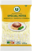 Mélange de fromages râpés Spécial pâtes 24%MG - Sachet 150g