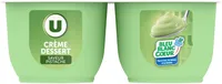 Crème dessert saveur pistache 4x125g