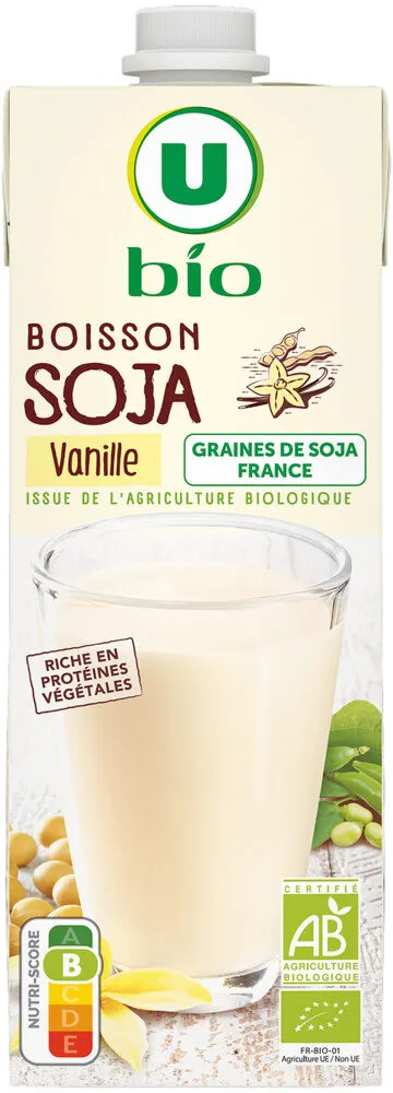 Boisson végétale soja à la vanille 1l