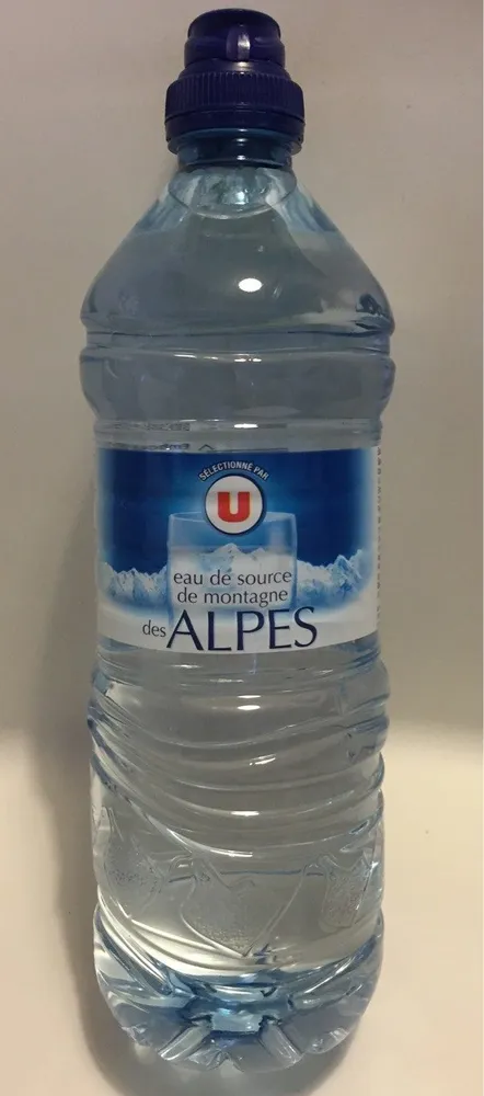 Eau de Source de Montagne des Alpes