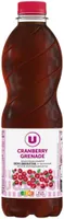 Boisson Cranberry Grenade sans sucres ajoutés PET 1L