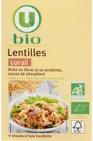 Lentilles corail, paquet de 500g