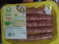 Chipolata bio, France, 5 pièces, barquette, 275g