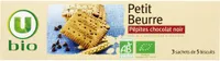 Petit beurre pépites de chocolat bio paquet de 150g