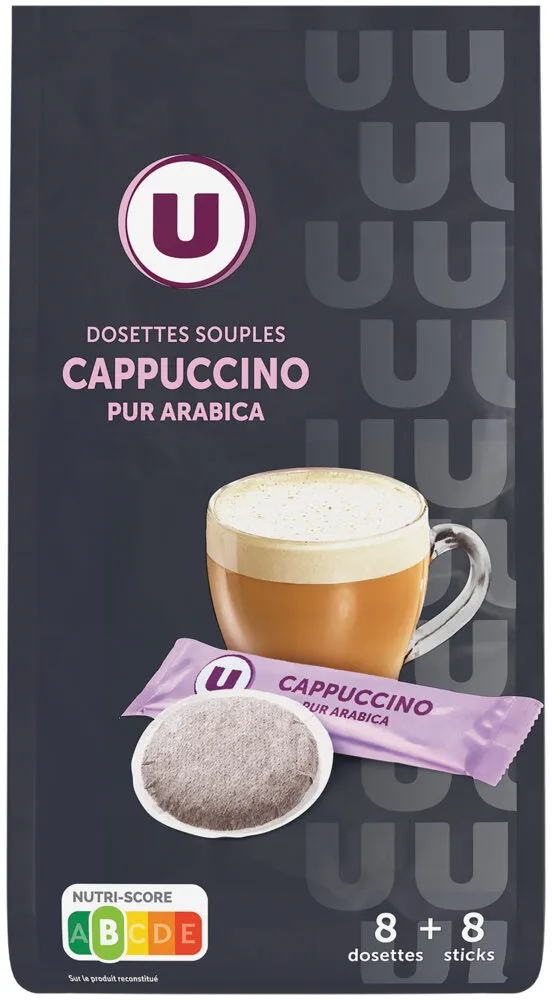 Café dosettes CAPPUCCINO PUR ARABICA - x16