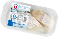 Dos de Cabillaud Gadus macrocepahlus, pêché en Océan Pacifique,2 pièces, barquette 200g