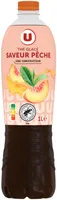 Boisson au thé glacé Saveur pêche - Bouteille 1l