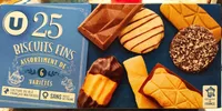 Assortiment de biscuits 6 variétés 25 biscuits, 200g