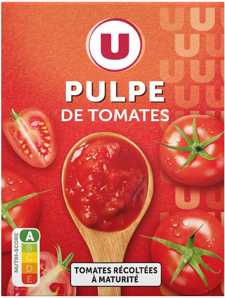 Pulpe de Tomates spécial mijotés finement concassé paquet de 390g