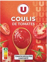 Pulpe de Tomates spécial sauce coulis boîte de 390g