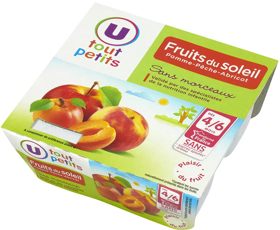 Pots pour bébé dessert fruits du soleil