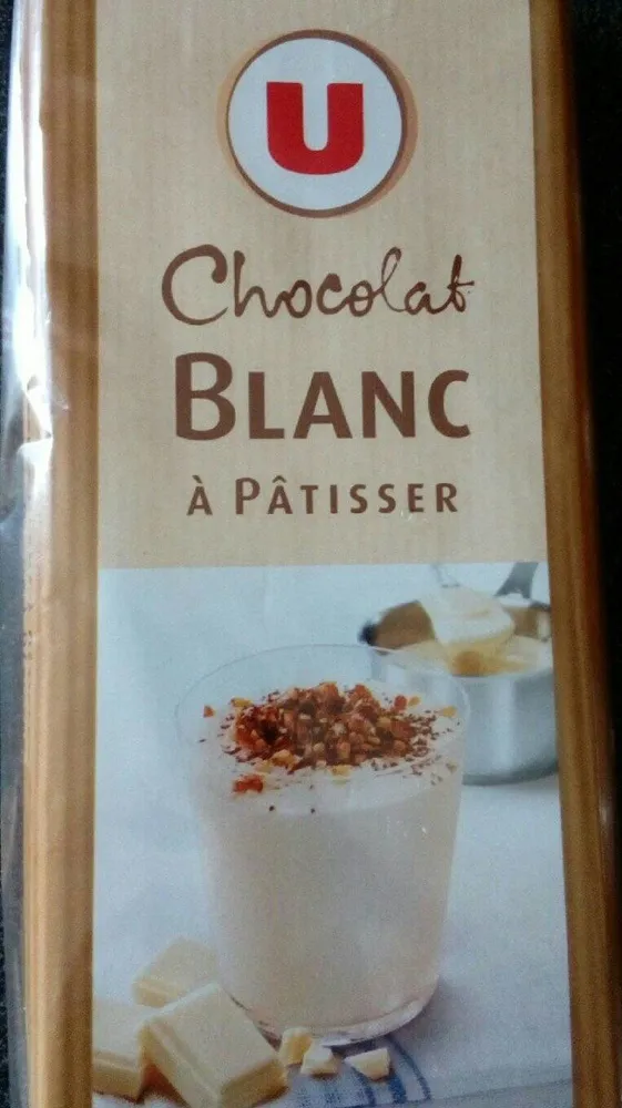 Chocolat blanc à patisser