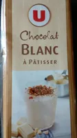 Chocolat blanc à patisser