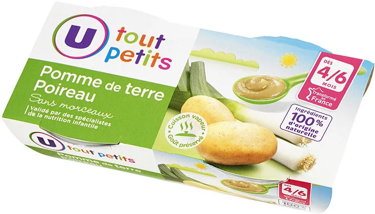 Bols pommes de terre poireau