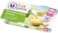 Bols pommes de terre poireau