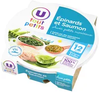 Assiette épinard et saumon