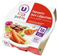 Assiette navarin d'agneau aux petits légumes