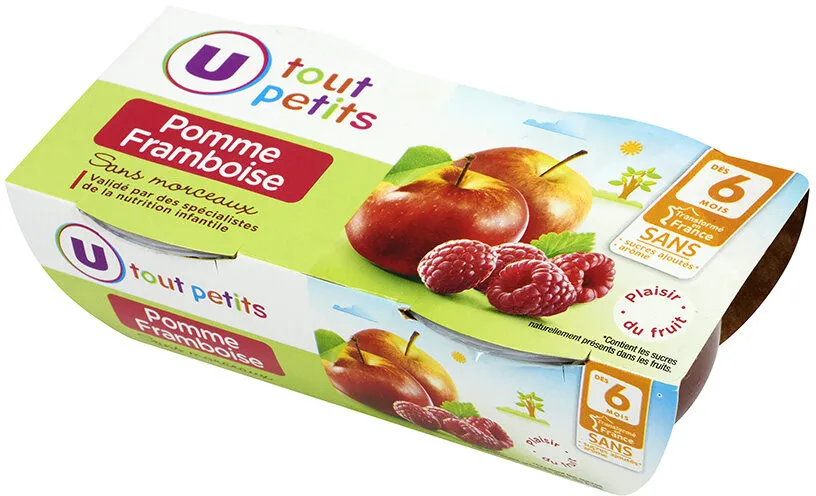 Bols pour bébé pomme et framboise