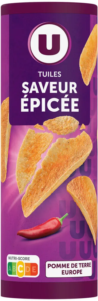 Tuiles goût épicé paquet de 170g