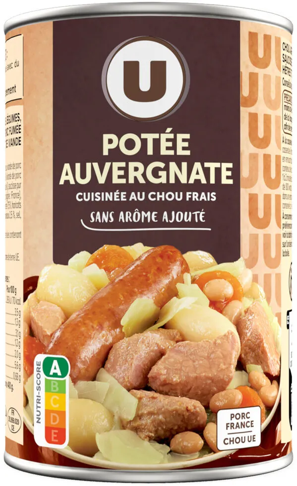 Potée auvergnate boîte de 400g