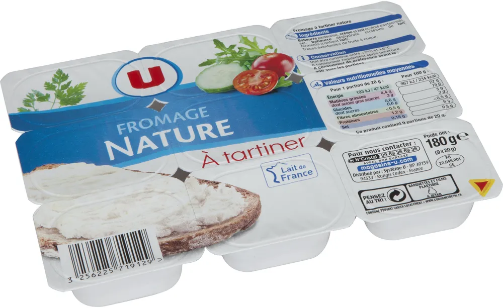 Fromage à tartiner Nature
