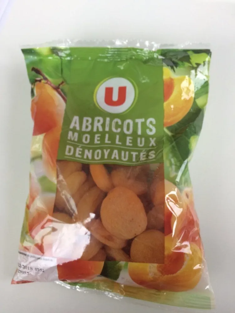 Abricots secs moelleux dénoyautés