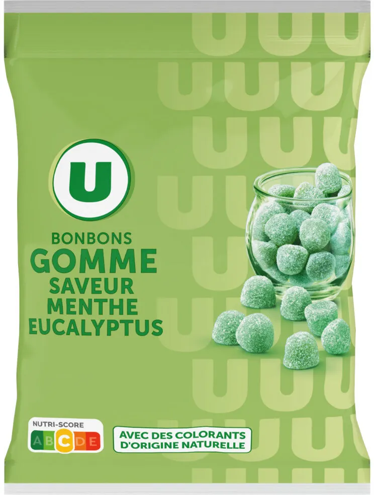 Bonbons saveur à la menthe et eucalyptus, - sachet de 300g