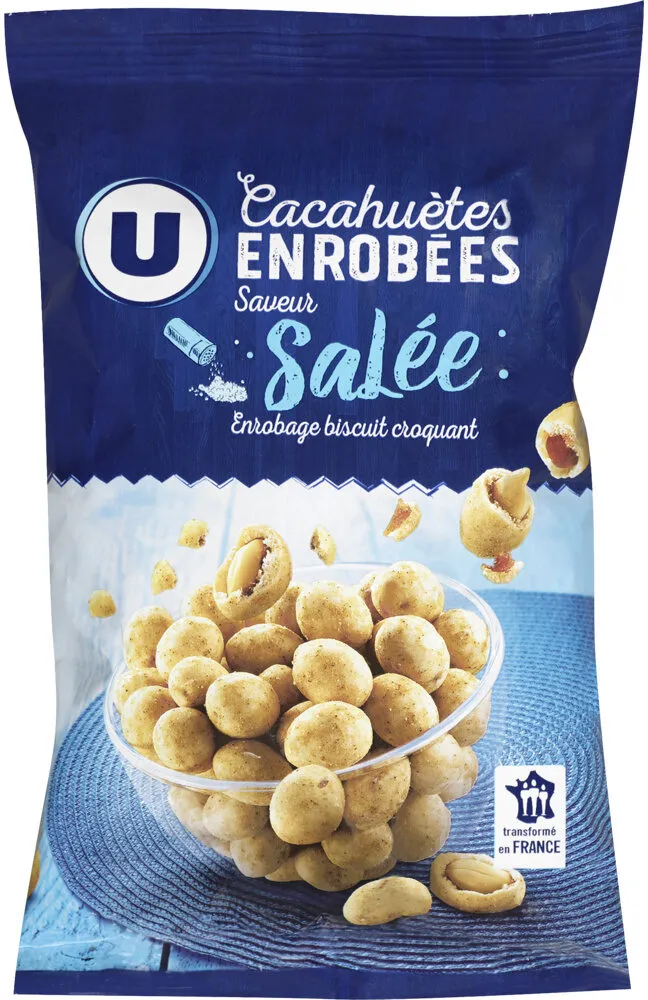 Cacahuètes enrobées goût salé