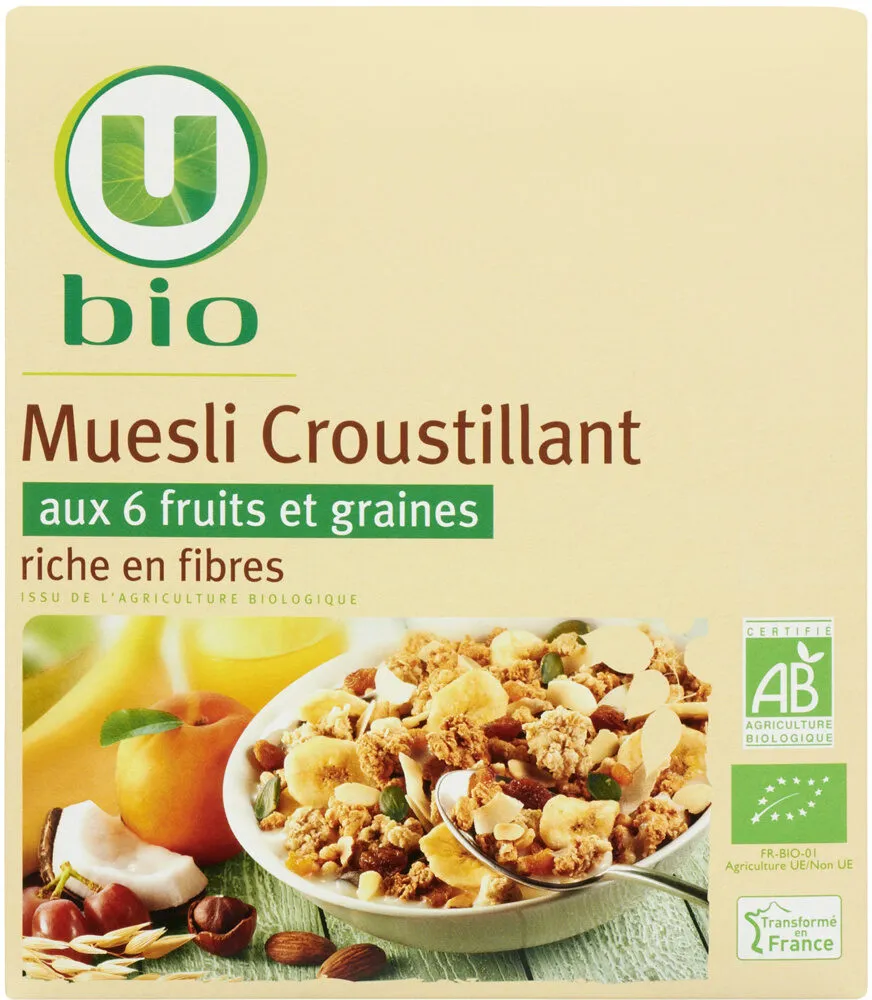 Muesli croustillant aux fruits