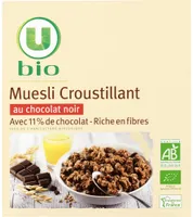 Muesli croustillant au chocolat