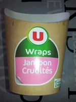 Wraps jambon crudités