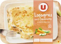 Lasagnes aux 2 saumons et aux petits légumes
