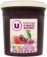 Confiture extra 4 fruits pot de 370g